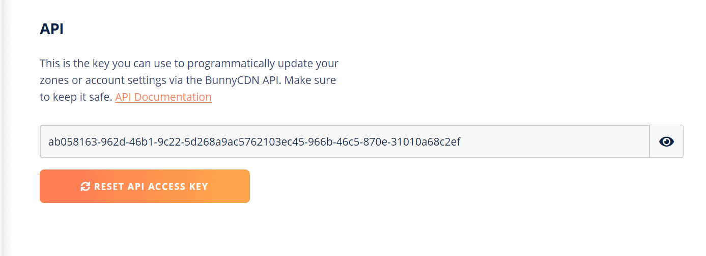 BunnyCDN-API-key