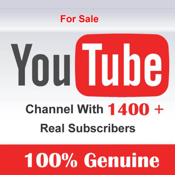 YouTube Channel for Sale