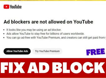 fix youtube adblock